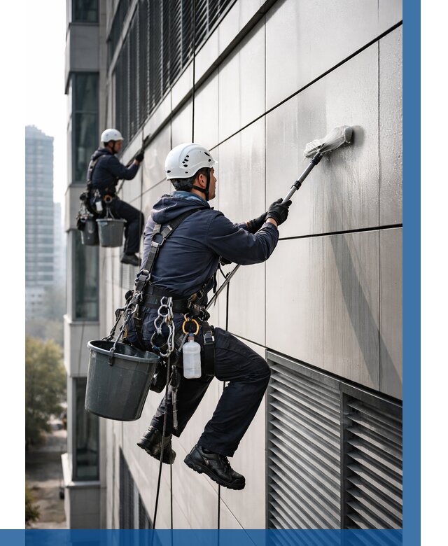 Мойка вентилируемого фасада в Амурске от 258 р. | ВЫСОТНИК-Мрс