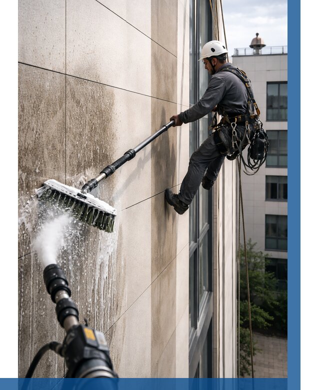 Мойка фасада из керамогранита в Амурске от 310 р. | ВЫСОТНИК-Мрс