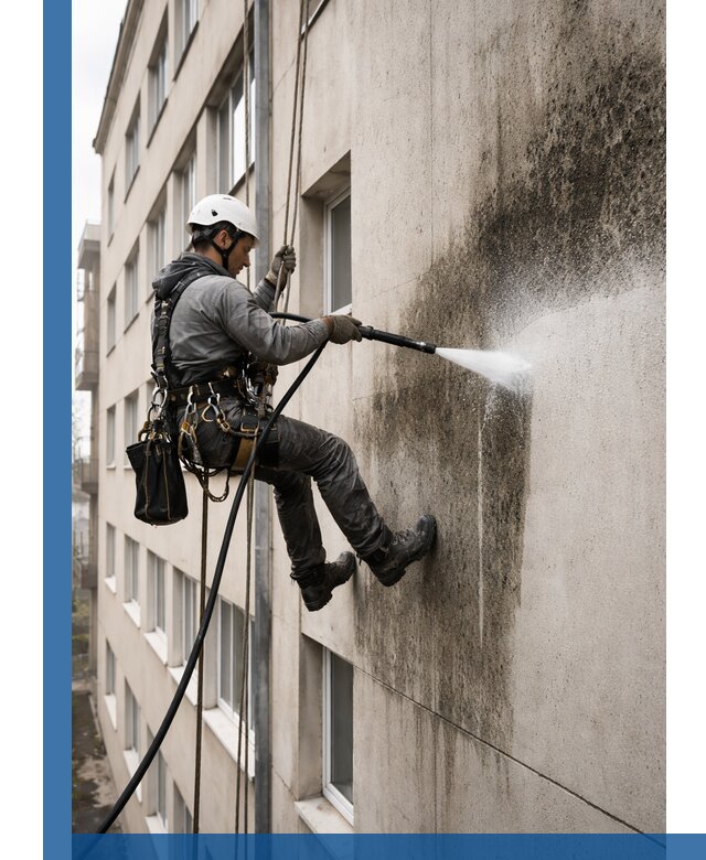 Профессиональная очистка фасадов от плесени в Амурске