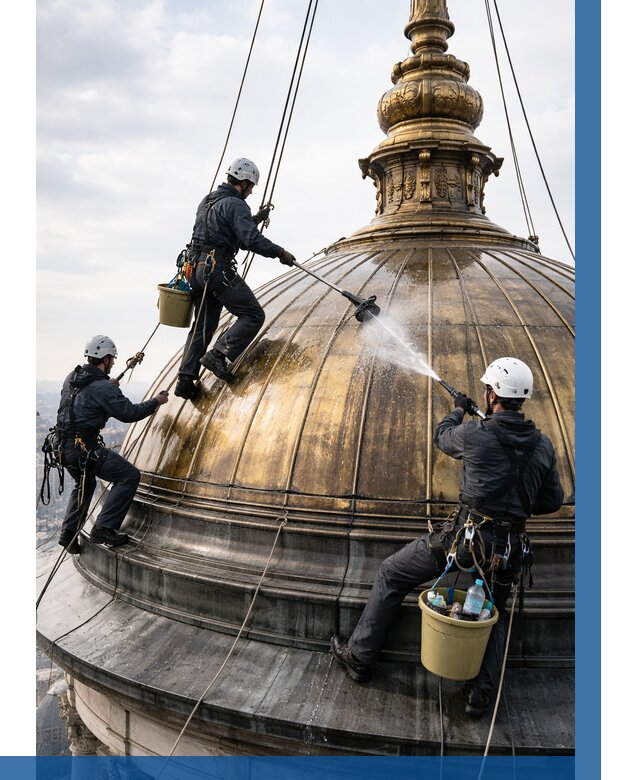 Мойка куполов и шпилей в Амурске от 8266 р. - заказать | ВЫСОТНИК-Мрс