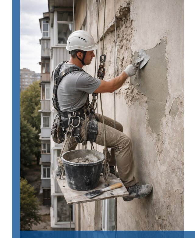 Восстановление фасадной штукатурки в Амурске с гарантией качества
