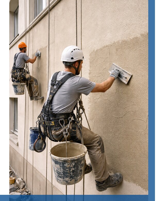 Декоративная штукатурка фасада в Амурске от 1240 р. | ВЫСОТНИК-Мрс