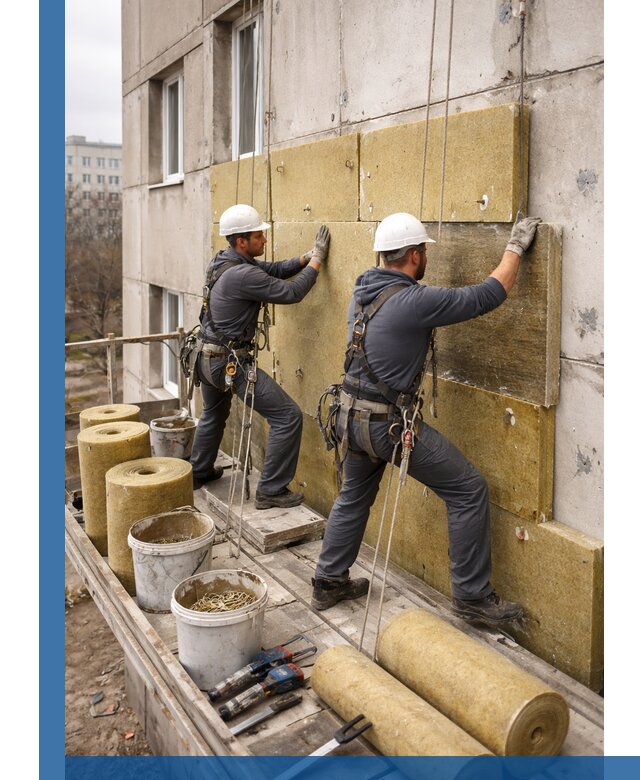 Утепление фасада минватой в Амурске под ключ с гарантией