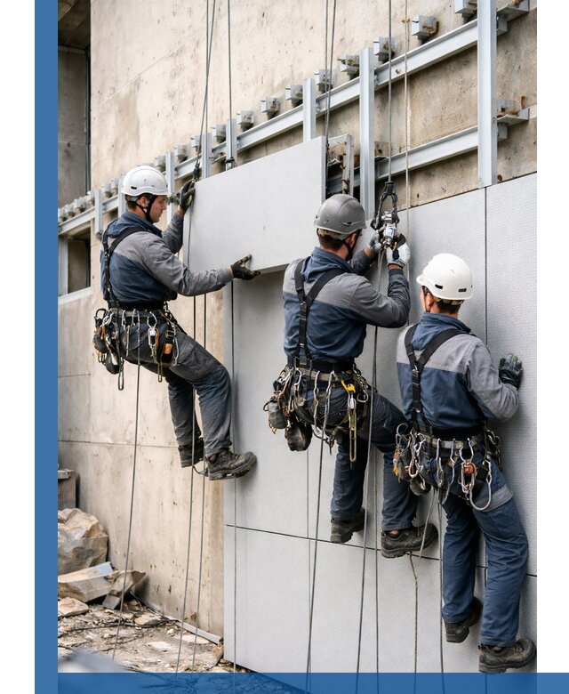 Монтаж вентилируемого фасада в Амурске под ключ с гарантией качества