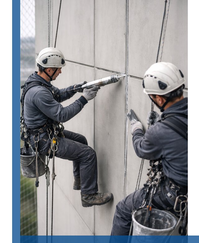 Первичная герметизация швов фасадов и кровель в Амурске