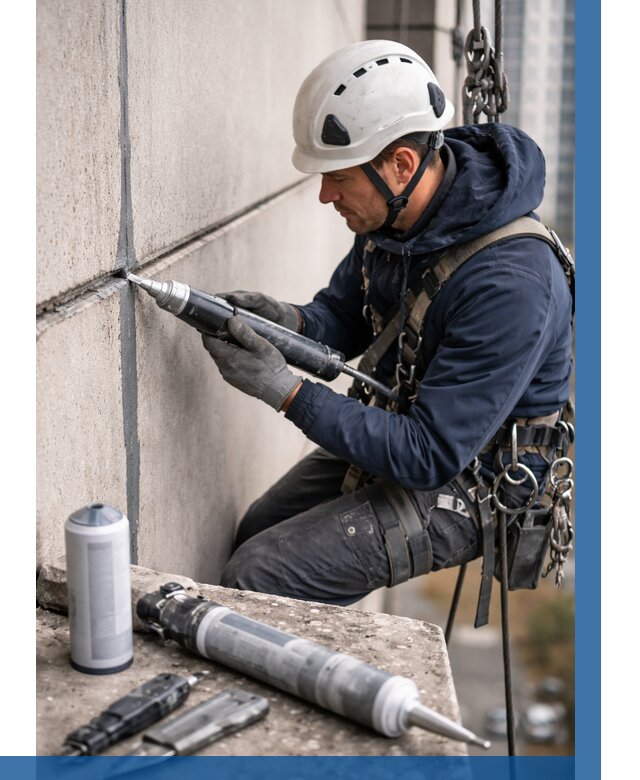 Вторичная герметизация швов в Амурске от 465 р. | ВЫСОТНИК-Мрс