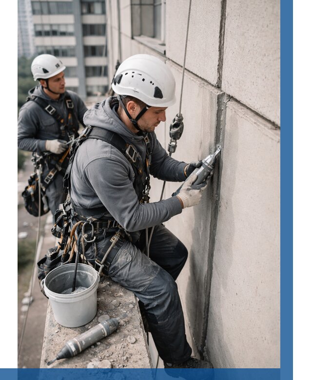 Ремонт деформационных швов здания в Амурске от 1033 р. | ВЫСОТНИК-Мрс