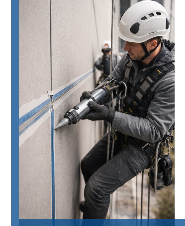 Герметизация стыков фасадных панелей в Амурске качественно и быстро