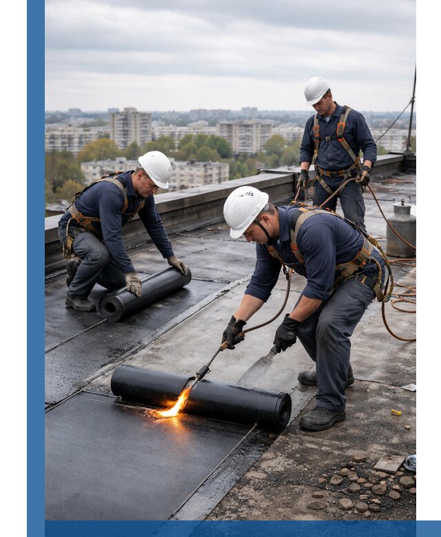 Ремонт наплавляемой кровли в Амурске качественно и надежно