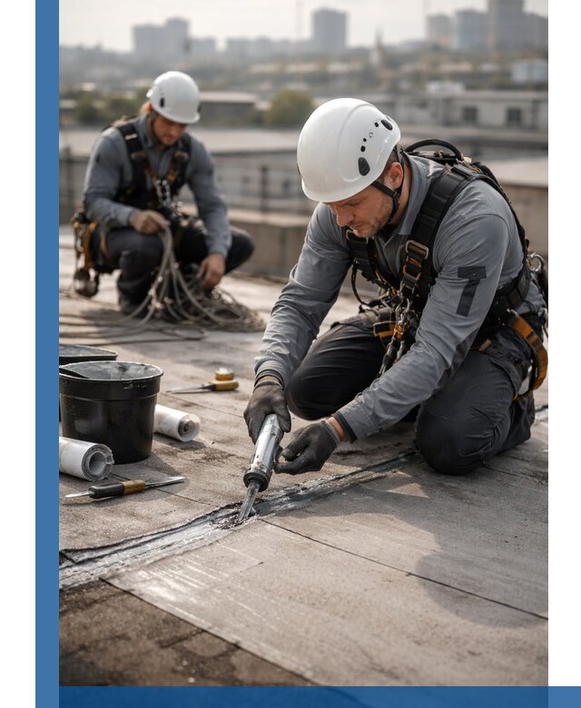 Аварийное и капитальное устранение протечек кровли в Амурске