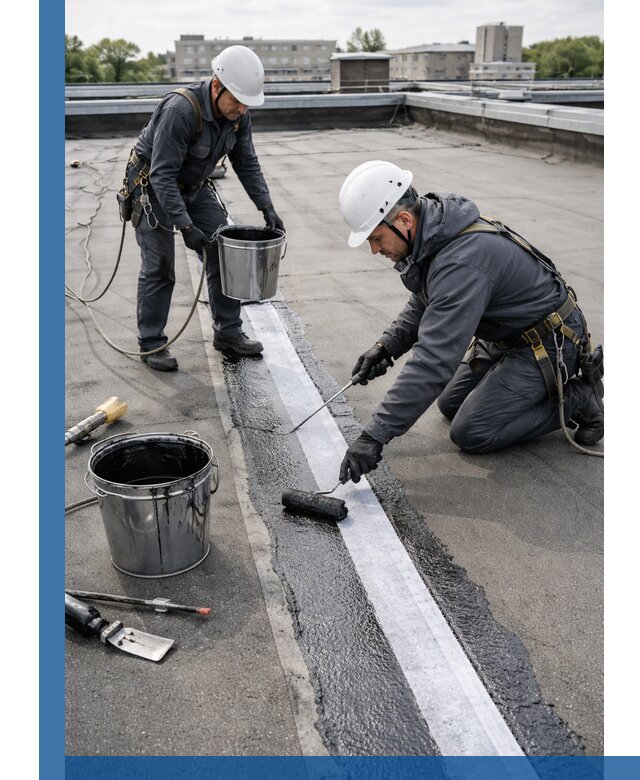 Гидроизоляция кровли мастикой в Амурске надежная защита