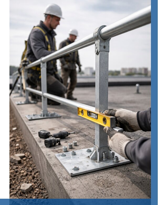 Монтаж кровельного ограждения в Амурске от 1240 р. | ВЫСОТНИК-Мрс