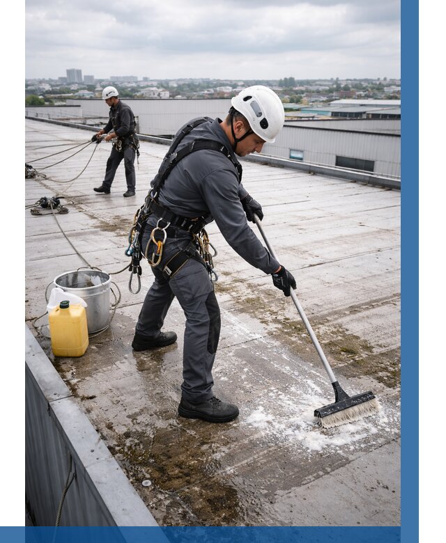 Очистка крыши по графику в Амурске от 7749 р. | ВЫСОТНИК-Мрс