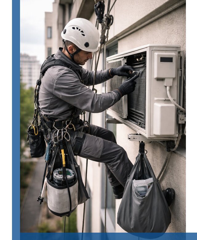 Обслуживание внешнего блока кондиционера в Амурске профессионально