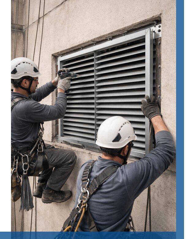 Монтаж вентиляционных решеток в Амурске от 4649 р. | ВЫСОТНИК-Мрс