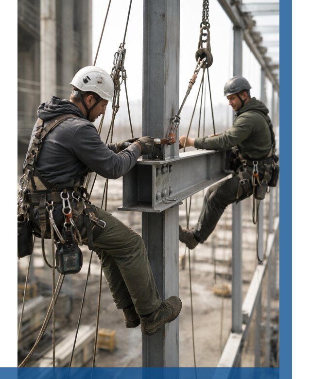 Монтаж металлоконструкций на высоте в Амурске от 3616 р. | ВЫСОТНИК-Мрс
