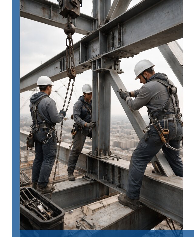 Профессиональный монтаж металлоконструкций на высоте в Амурске