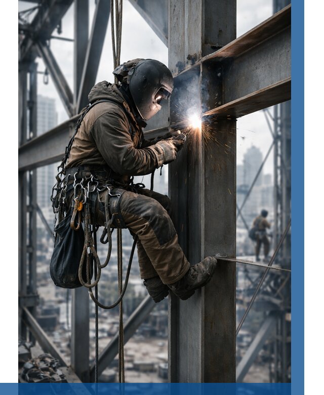 Высотные сварочные работы в Амурске от 3616 р. | ВЫСОТНИК-Мрс