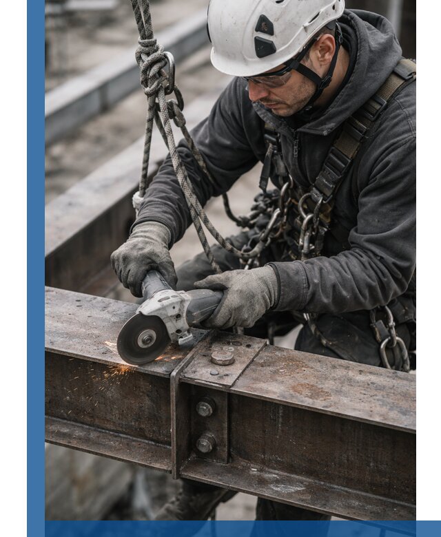 Резка металла на высоте в Амурске для зданий и конструкций