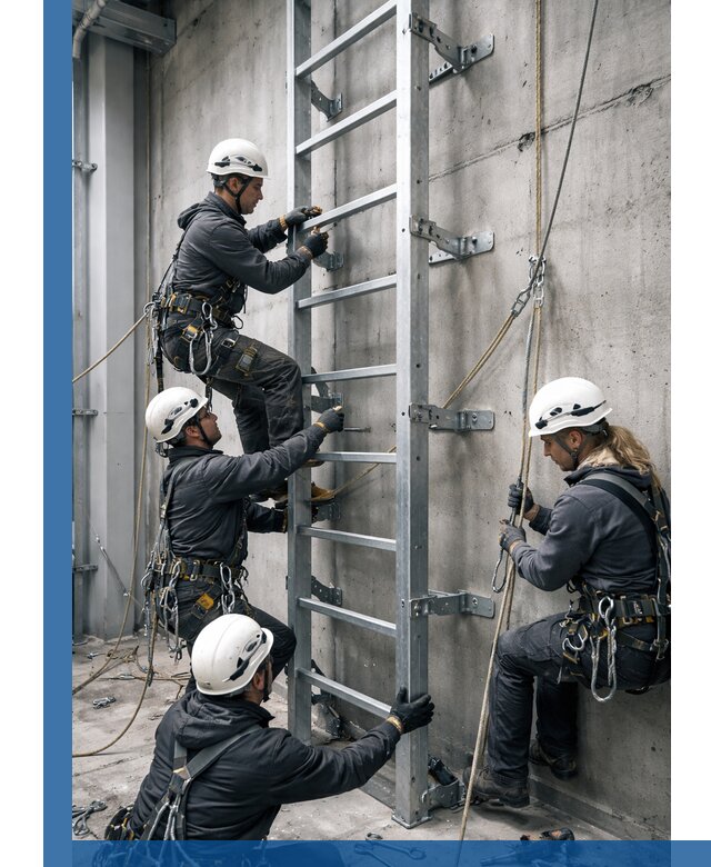 Монтаж металлических лестниц в Амурске под ключ со гарантией