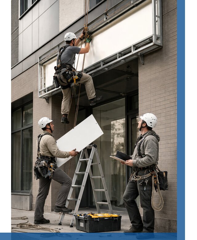 Монтаж светового короба в Амурске от 6716 р. | ВЫСОТНИК-Мрс