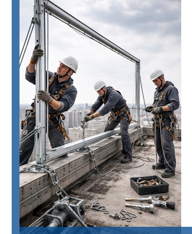 Монтаж крышных рекламных конструкций под ключ в Амурске