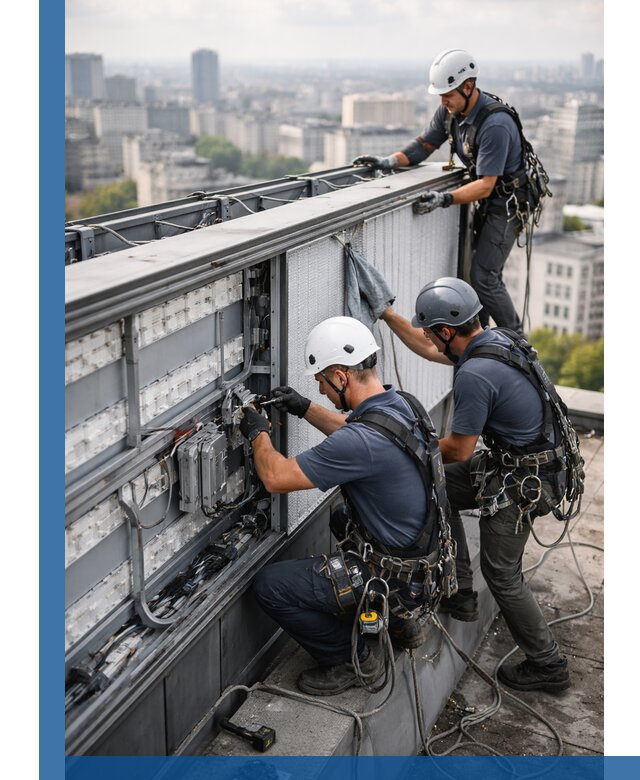 Профессиональное обслуживание крышной рекламы в Амурске под ключ