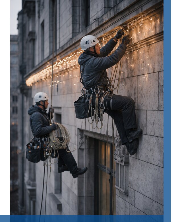 Монтаж новогодней иллюминации в Амурске от 8782 р. | ВЫСОТНИК-Мрс