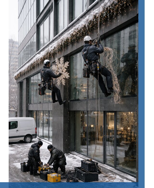 Демонтаж новогоднего оформления в Амурске от 5683 р. | ВЫСОТНИК-Мрс