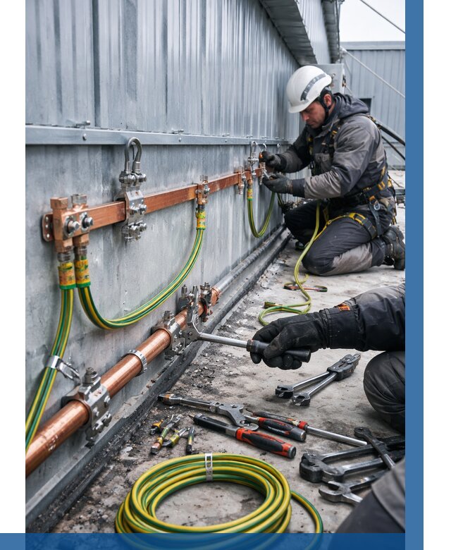 Монтаж заземления здания в Амурске от 25830 р. | ВЫСОТНИК-Мрс