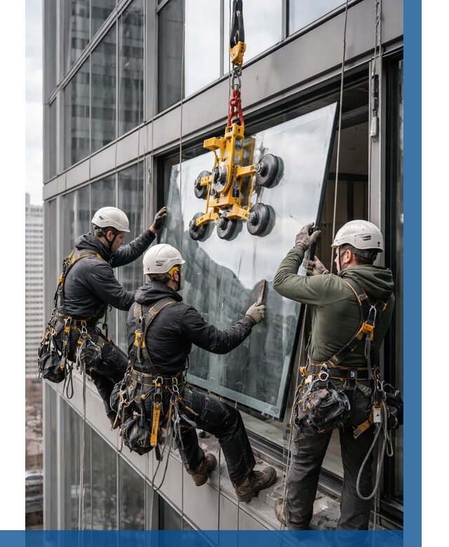 Фасадное остекление зданий под ключ в Амурске от 10332 р. | ВЫСОТНИК-Мрс