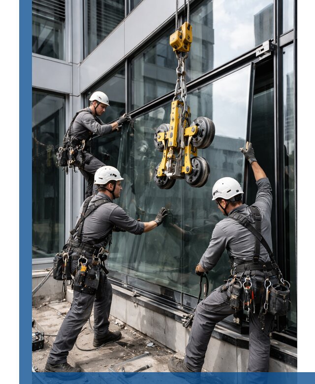 Структурное остекление фасадов в Амурске монтаж и обслуживание