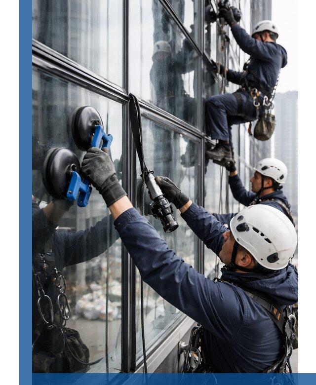 Радиусное остекление фасадов под ключ в Амурске с гарантиями