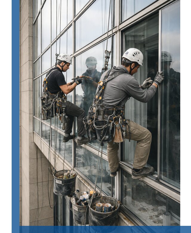 Ремонт витражных конструкций и фасадного остекления в Амурске