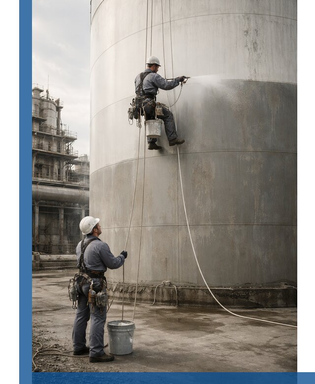 Покраска стальных резервуаров и емкостей в Амурске профессионально