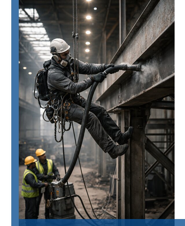 Обеспыливание конструкций в цехах промышленного производства в Амурске