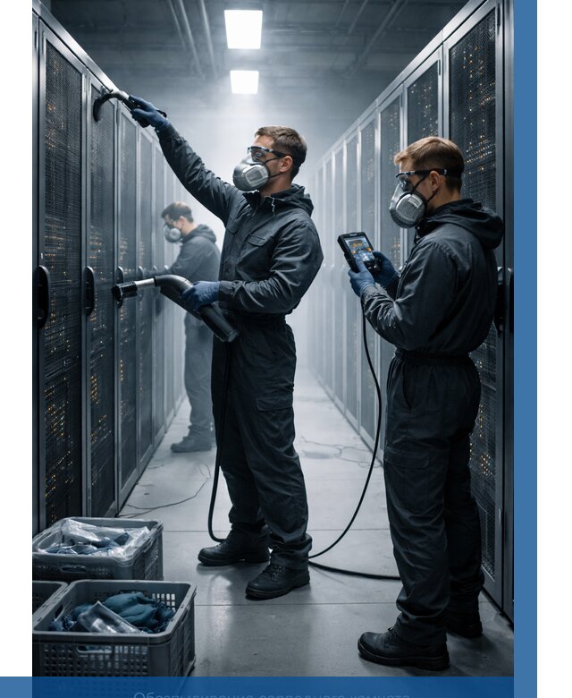 Обеспыливание серверной комнаты в Амурске от 4649 р. | ВЫСОТНИК-Мрс