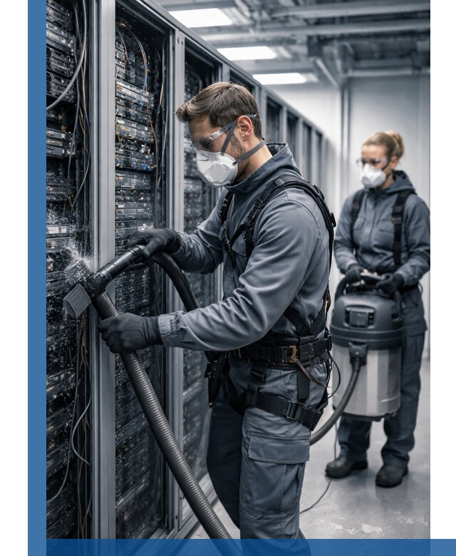 Обеспыливание серверной комнаты в Амурске, профессиональная очистка