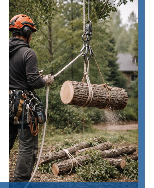 Валка деревьев частями в Амурске от 7749 р. | ВЫСОТНИК-Мрс