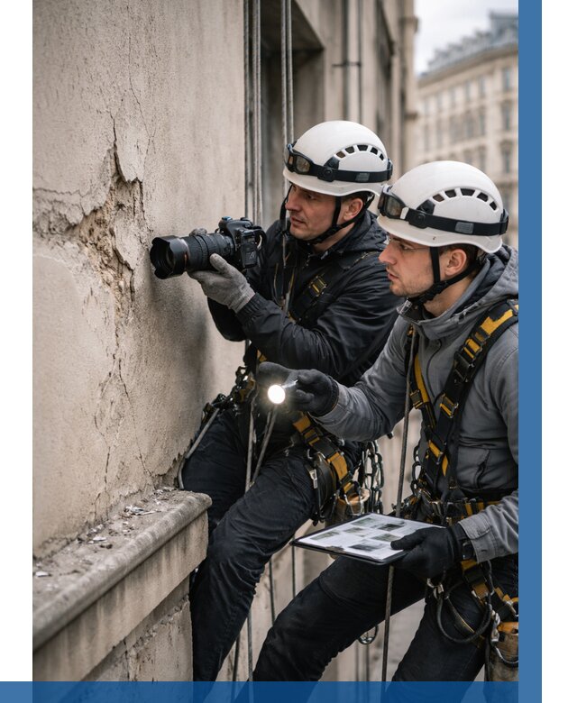 Фотофиксация дефектов фасада в Амурске от 4649 р. | ВЫСОТНИК-Мрс