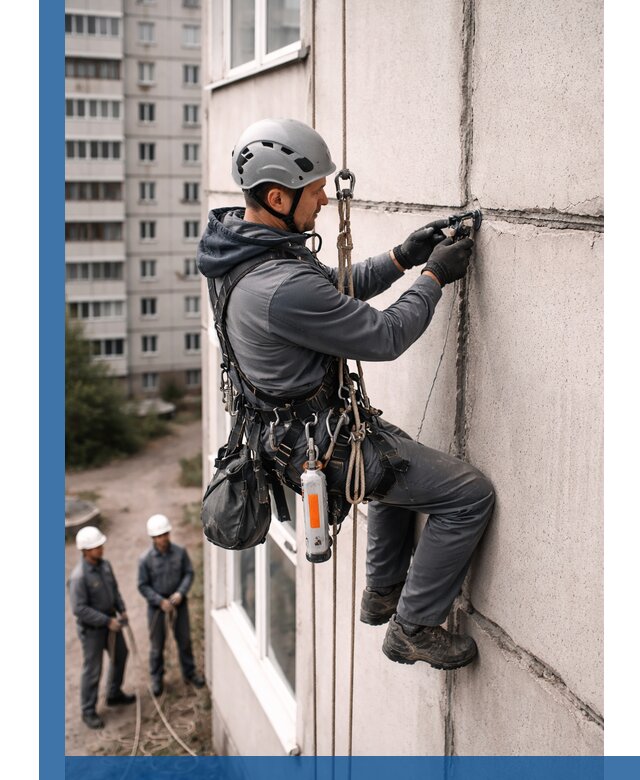 Обследование межпанельных швов и герметизация в Амурске